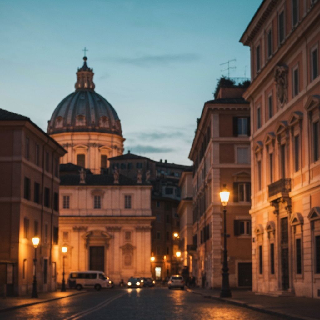 Itália ao entardecer